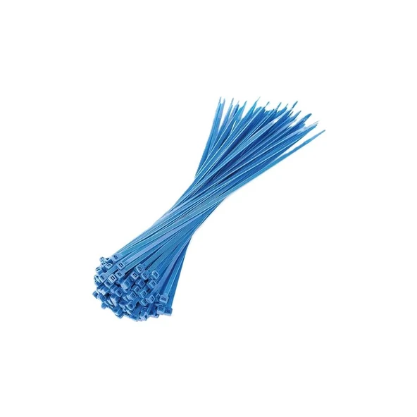 Gwest Kablo Bağı 3,6x250mm 100lü Paket  Mavi ürün görseli 1