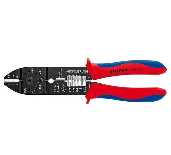 Knipex 97 21 215 Çok Fonksiyonlu Pabuç Sıkma Pensi 215mm ürün görseli 1