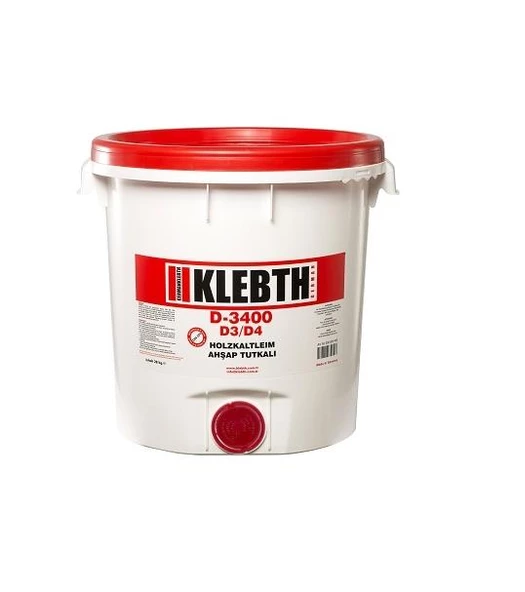 Klebth D-3400 D3/D4 Ahşap Tutkalı 10kg ürün görseli 1