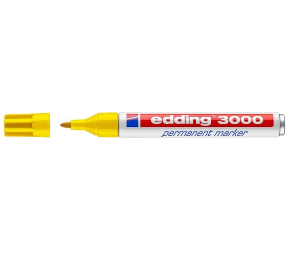 Edding E-3000 Permanent Markör   Sarı ürün görseli 1