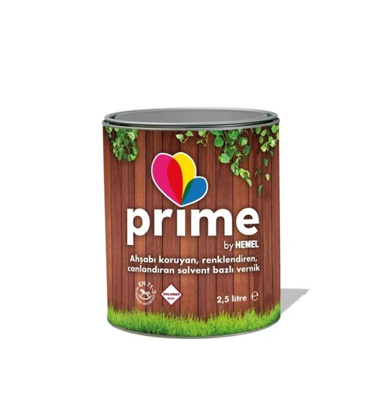 Hemel Prime Solvent Bazlı Vernik  2.5lt Burma ürün görseli 1