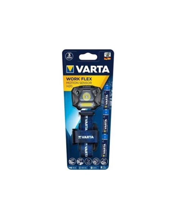 Varta Work Flex Led Sensörlü Kafa Feneri 3W ürün görseli 1