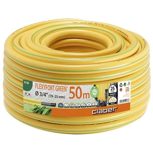 Claber 9138 Flexyfort Green Hortum 3/4 50m ürün görseli 1