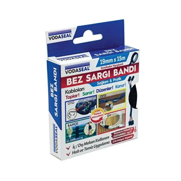 Vodaseal Bez Sargı Bandı 19mm x 15mt ürün görseli 1