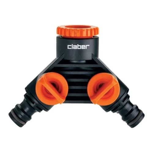 Claber 8599 Çiftli Musluk Adaptörü ürün görseli 1