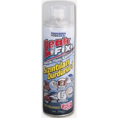 Vodaseal Leak Fix Kauçuk İzolasyon Spreyi 396gr  Beyaz ürün görseli 1