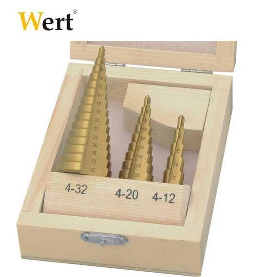 Wert W3500 3lü Kademeli Saç Delme Seti - Resim 2