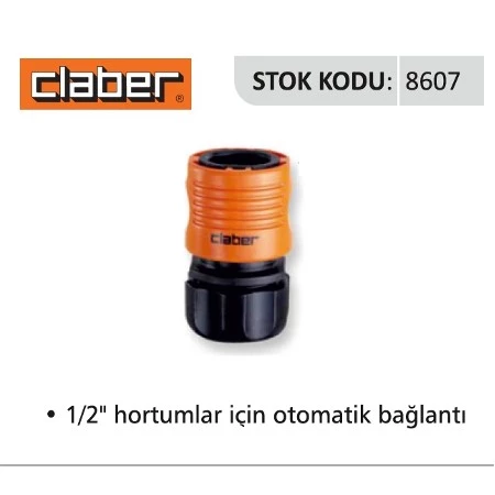Claber 8607 1/2 Hortum Adaptörü ürün görseli 1