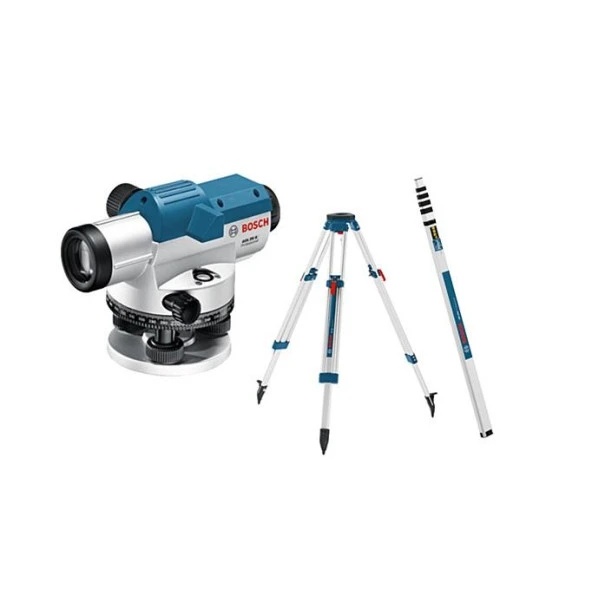 Bosch GOL 20 D Nivo + BT 160 Tripod + GR 500 Mira Optik Nivelman Set ürün görseli 1
