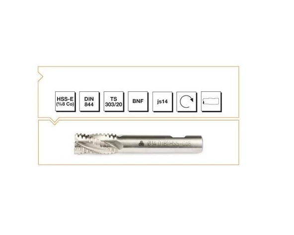 Mte Kısa Silindirik Saplı Parmak Freze   2mm - Resim 2