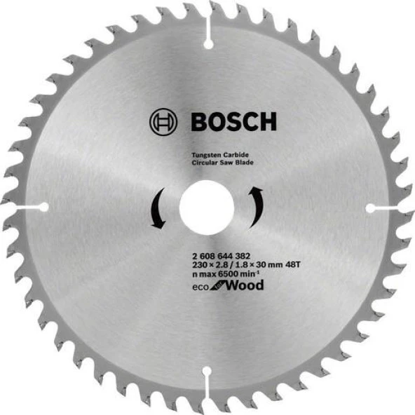 Bosch Eco Ahşap İçin Daire Testere 230x30mm 48 Diş ürün görseli 1