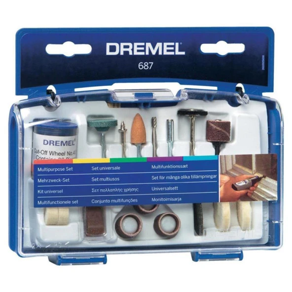Dremel 687 Çok Amaçlı Aksesuar Seti 52 Parça ürün görseli 1