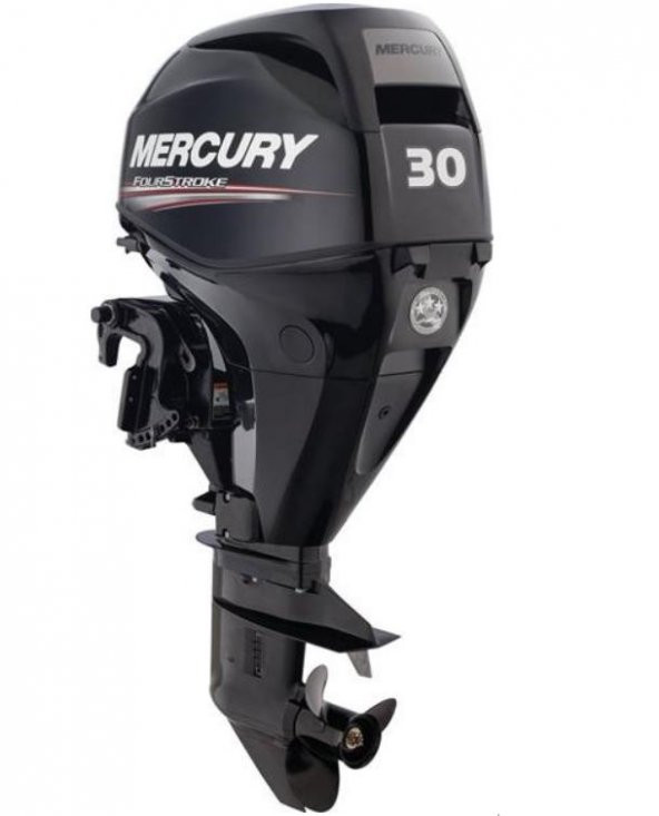 Mercury F30ELPT 30hp Uzun Şaft Marşlı Trimli Direksiyonlu Deniz Motoru ürün görseli 1