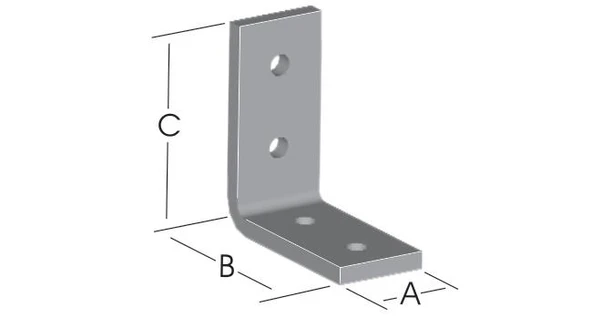 Er-mo Krom Sac Köşebent   20x20x20mm ürün görseli 1