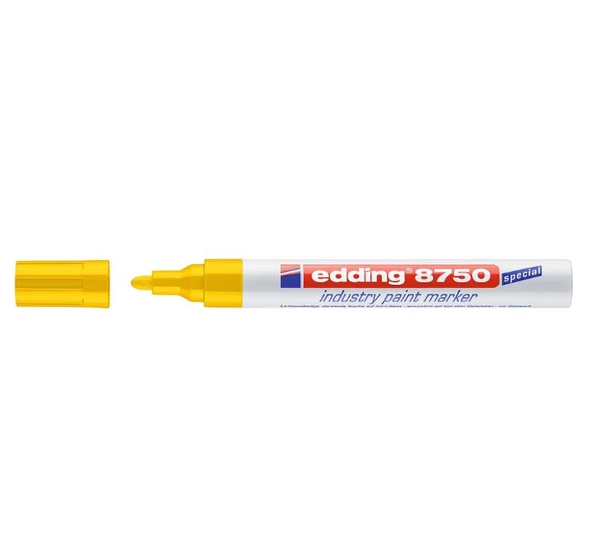 Edding E-8750 Tam Örtücü Endüstri Kalemi  Sarı ürün görseli 1