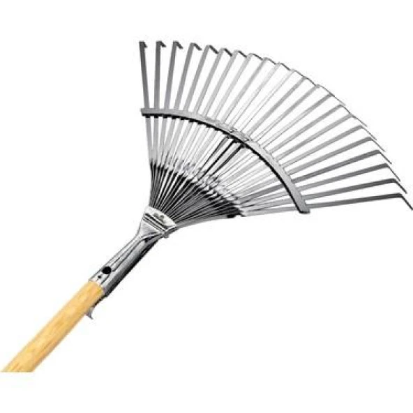 Raco 53733 Ayarlı Ahşap Saplı Metal Tırmık 45cm ürün görseli 1