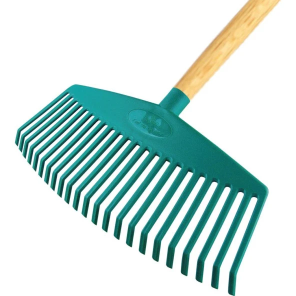 Raco 53747 Ahşap Saplı Plastik Tırmık 45cm ürün görseli 1