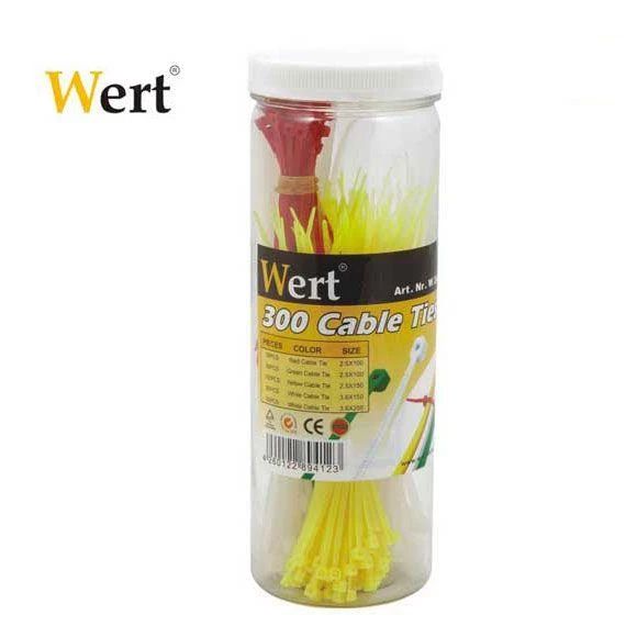 Wert W2430 Kablo Bağı Seti 300 Parça ürün görseli 1