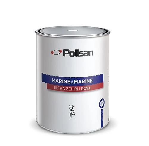 Polisan Marine Anti Aging Ultra Zehirli Boya  Siyah 3.6kg ürün görseli 1