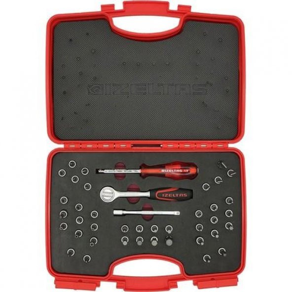İzeltaş 1/4" Bits Uçlu Lokma Takımı 42 Parça ürün görseli 1