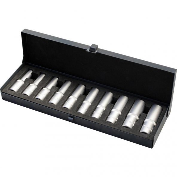 İzeltaş 1/2" Altı Köşe Derin Lokma Takımı 10 Parça ürün görseli 1