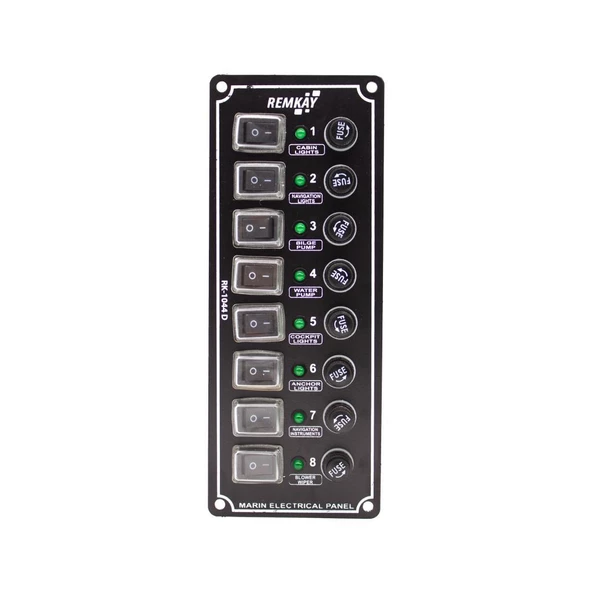 Remkay 12V İzoleli Dikey Switch Panel  4lü - Resim 5