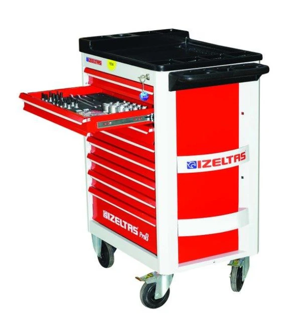İzeltaş Pro 8 Dolu Takım Çantası 206 Parça ürün görseli 1