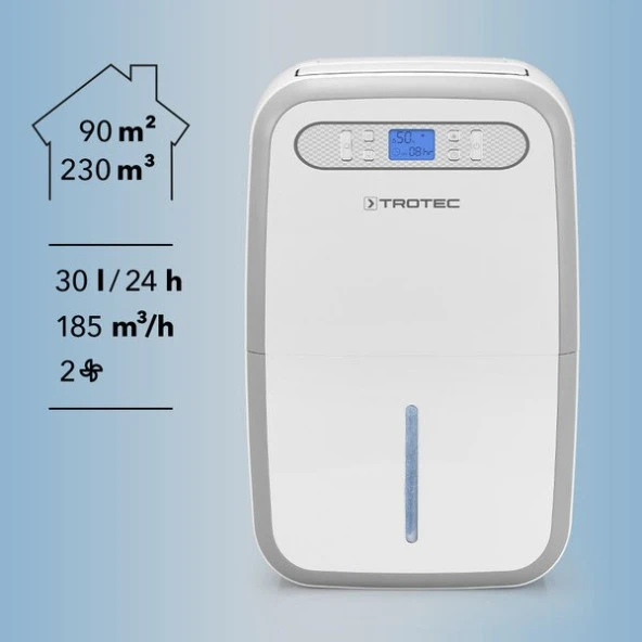 Trotec  TTK 95 E Nem Alıcı Cihaz 30L/90m2 ürün görseli 1