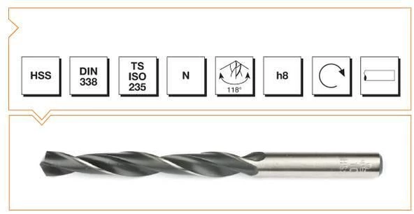 Mte Silindirik Saplı Metal Matkap Ucu   2.2mm ürün görseli 1