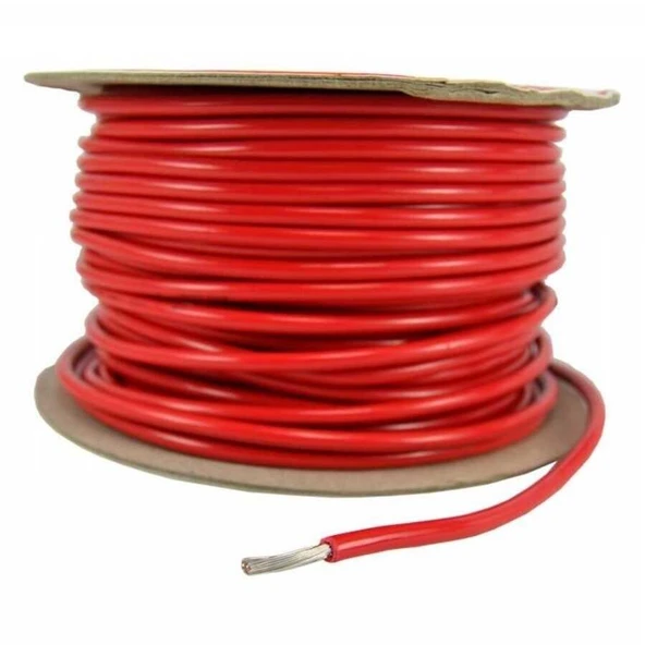 Kalaylı MYY Marin Kablo 1x6mm (metre)  Kırmızı ürün görseli 1
