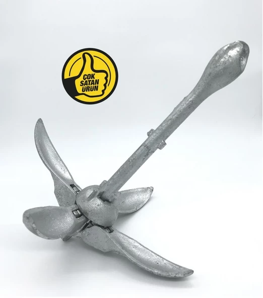 Saray Galvaniz Şemsiye Çapa  6Kg - Resim 2