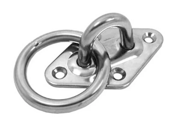 Krom Üçgen Halkalı Tabla  8mm ürün görseli 1