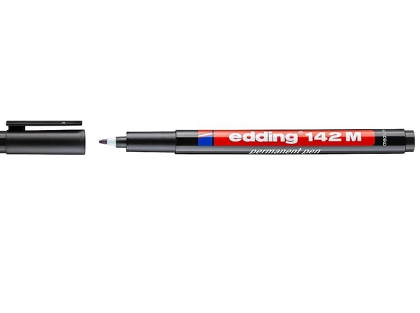Edding E-142M Asetat Kalemi  Kırmızı ürün görseli 1