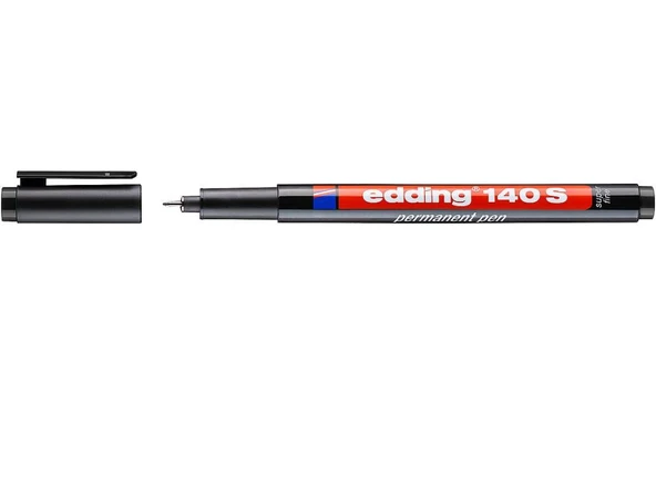 Edding E-140S Asetat Kalemi   Kırmızı ürün görseli 1
