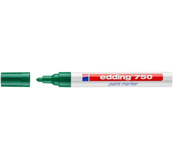Edding E-750 Tam Örtücü Boya Kalemi   Yeşil ürün görseli 1