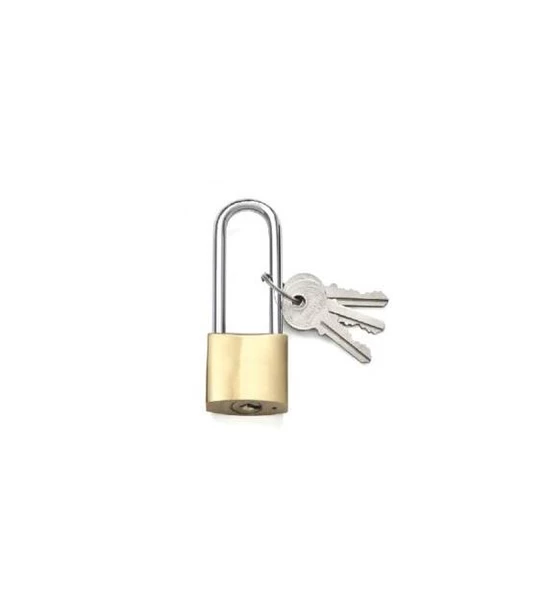 Tri-Crcle Uzun Asma Kilit Sarı  32mm ürün görseli 1