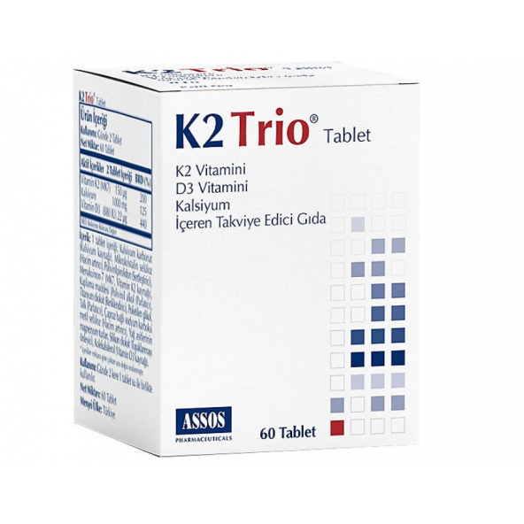 K2 Trio 60 Tablet ürün görseli 1