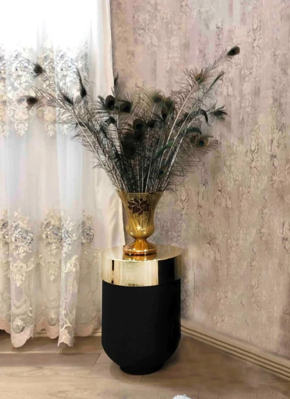 DEKORATİF BÜYÜK GOLD MASA, Darbuka Masa 50 cm ürün görseli 1