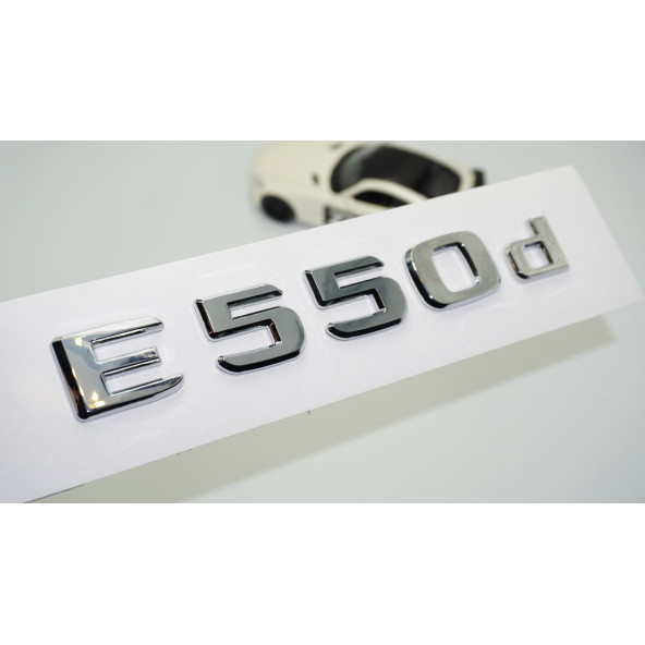 DK Tuning E550d Bagaj Krom ABS 3M 3D Yazı Logo Benz İle Uyumlu ürün görseli 1