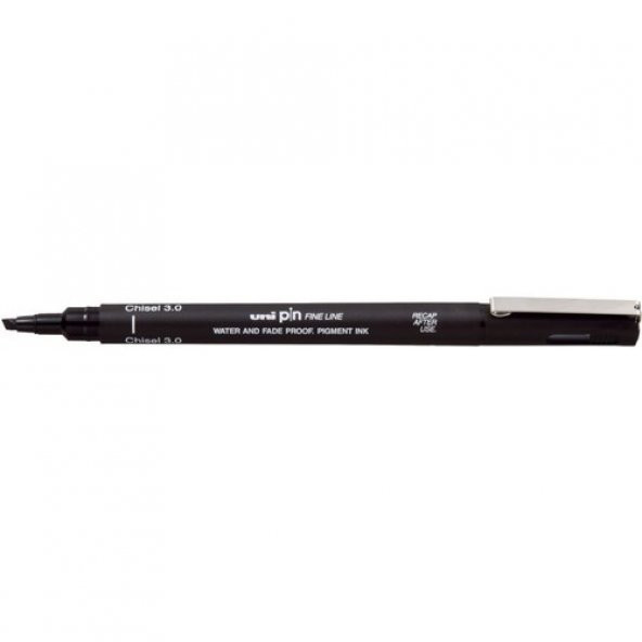 Uni-Ball Uni Pin Chisel 3.0 CS3-200 Siyah ürün görseli 1