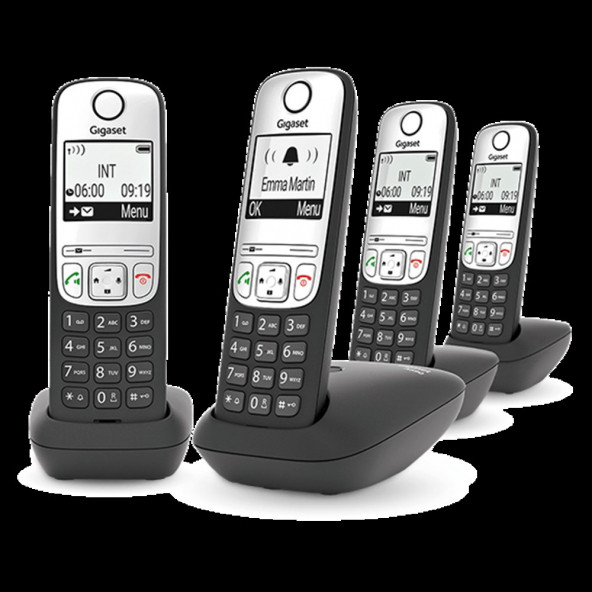 Gigaset A690 Quad 4 Ahizeli Dect Telsiz Telefon ürün görseli 1
