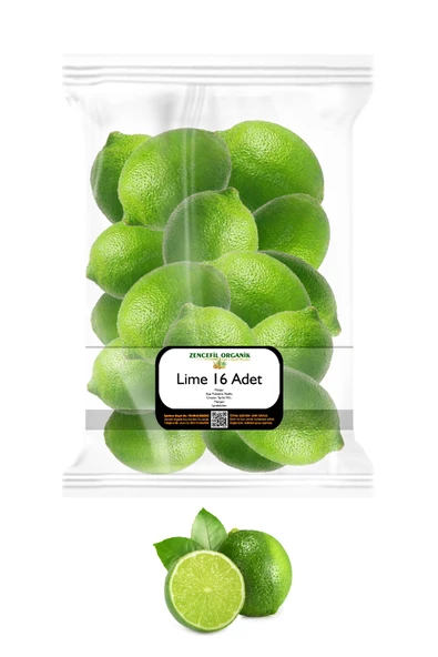 Lime Limon Misket Limonu Orijinal Lime 16 Adet Taze Lime Fresh Lime Limon ürün görseli 1
