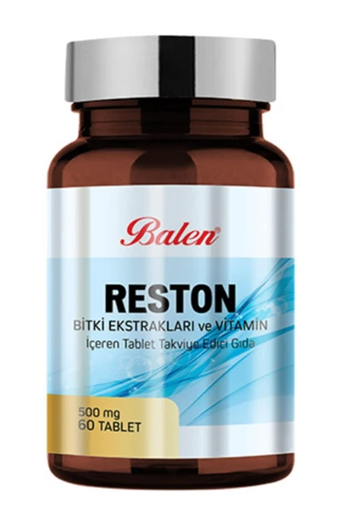 Balen Reston Bitki Esktrat ve Vitamin Tablet 500 Mg 60 Adet ürün görseli 1