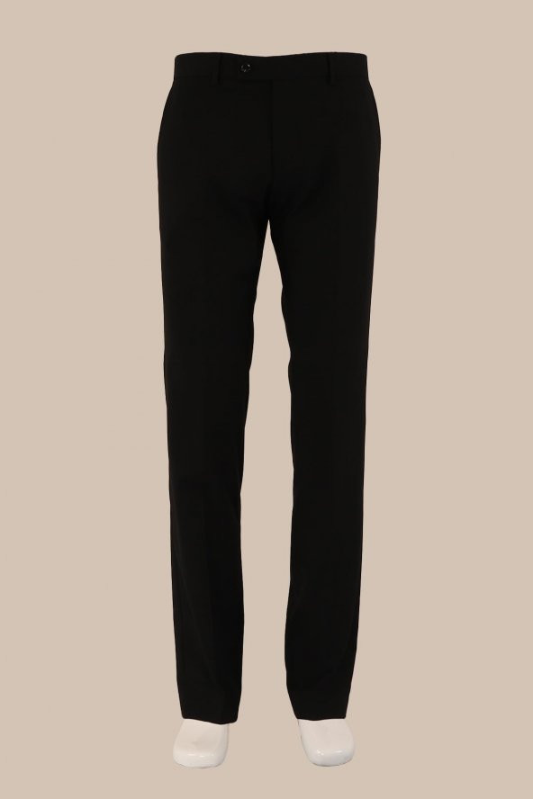 Regular Fit Yünlü Kumaş Pantolon - Resim 2