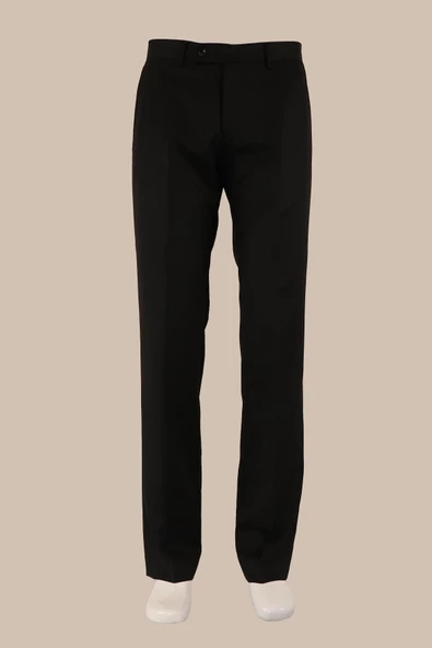 Regular Fit Yünlü Kumaş Pantolon - Resim 2