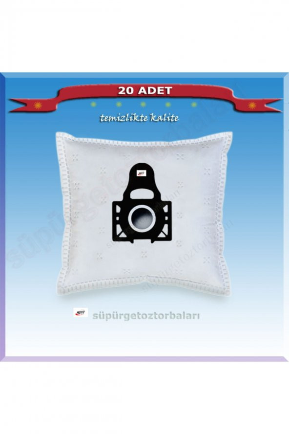 S 6255 C Süpürge Toz Torbası 20 Adet 200720 ürün görseli 1