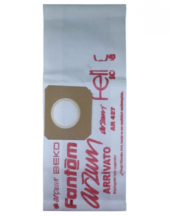 ARZUM ARRİVATO -FELİX FL 459  KAZANLI SÜPÜRGE KAGIT TORBA 5  AD ürün görseli 1