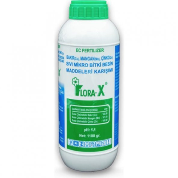 FLORA-X Organik Sebze Meyve ve Çiçekler için Sıvı Bitki Besini Karışımı 1100 Gr ürün görseli 1