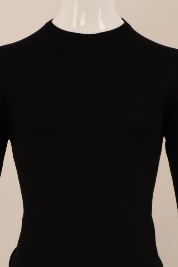 Slim Fit Yünlü Triko - Resim 3
