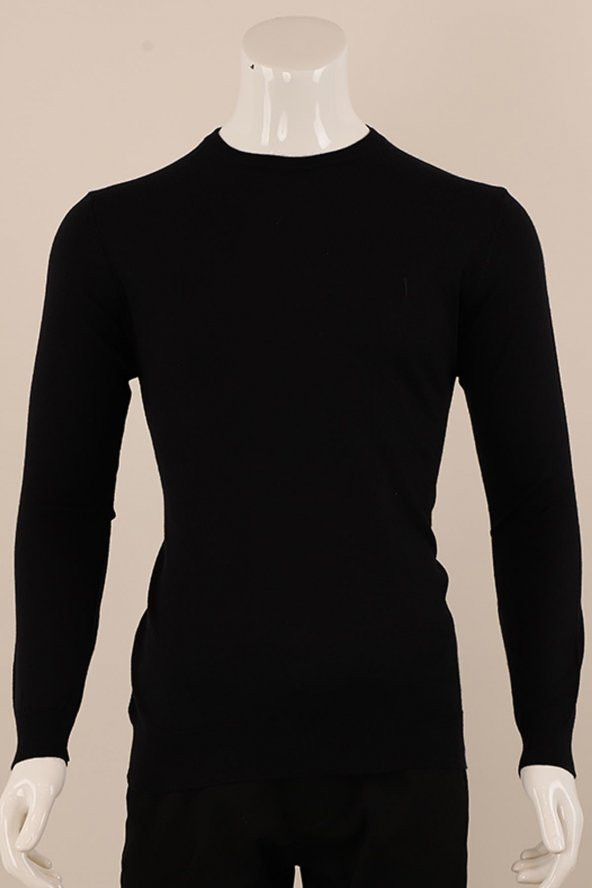 Slim Fit Yünlü Triko - Resim 4